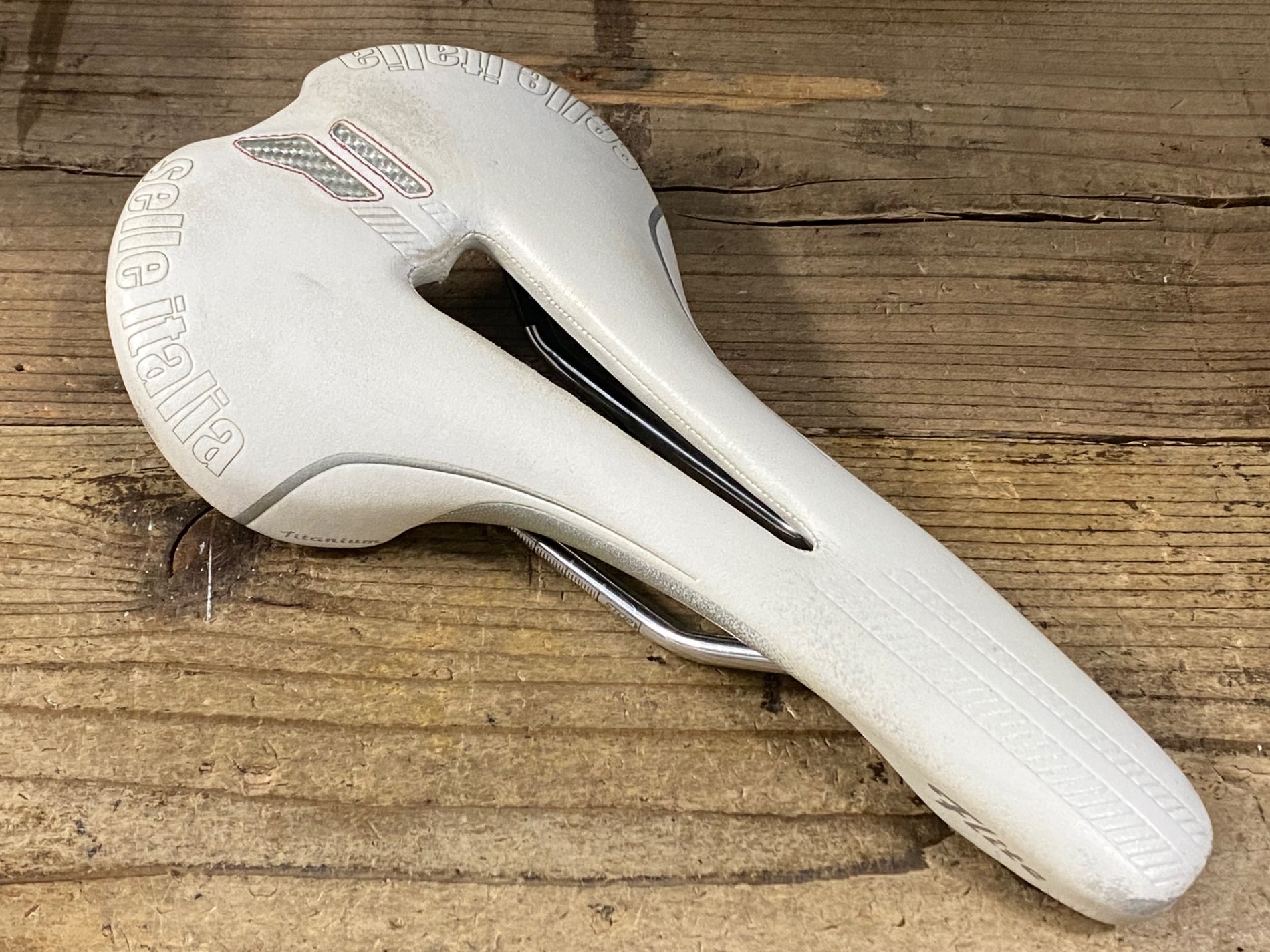 KO818 セライタリア SELLE ITALIA Flite titanium サドル 白 L2 – BICI