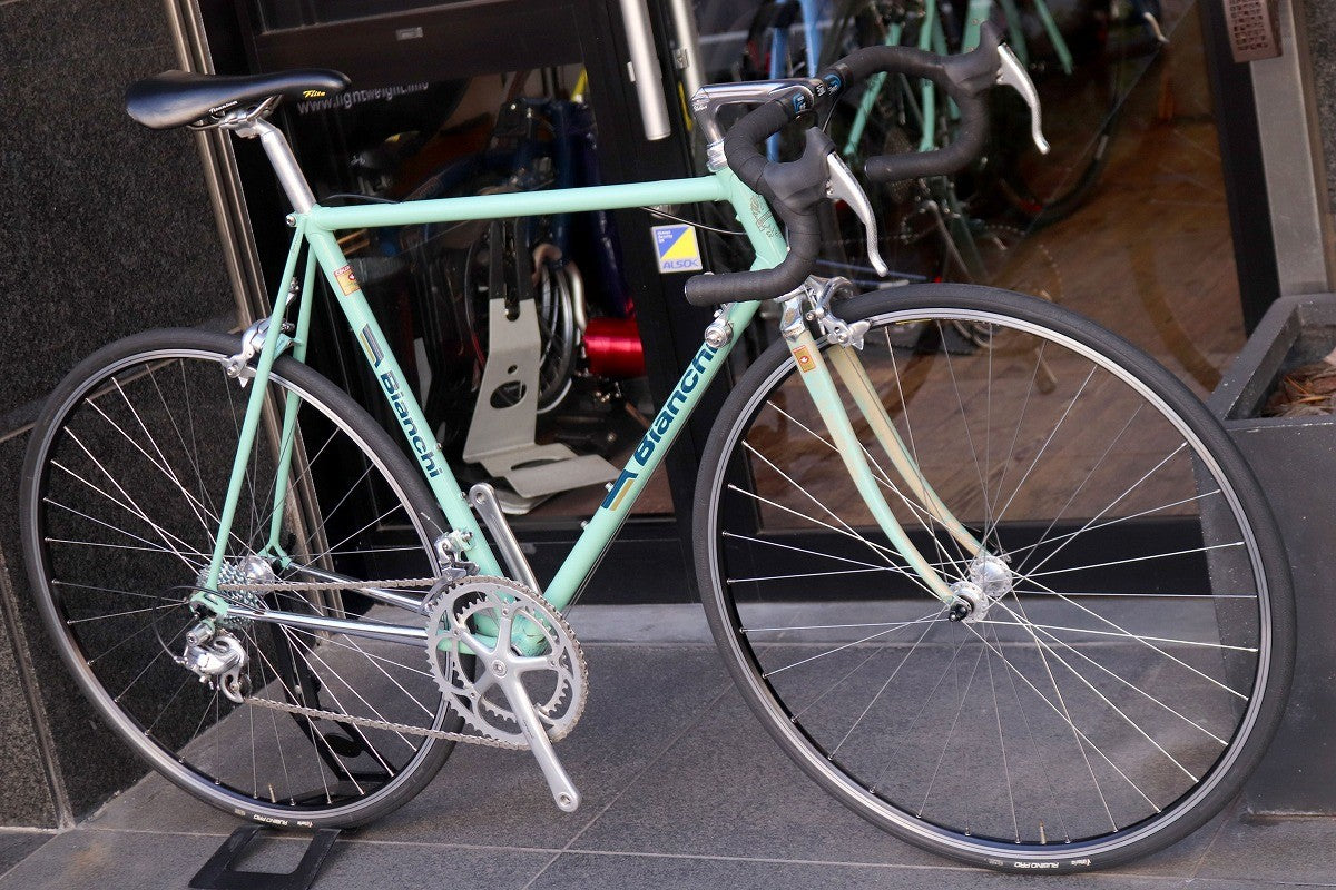 ビアンキ Bianchi レパルトコルセ X4 TSX Reparto Corse 1990頃 カンパニョーロ レコード 8S ヴィンテージ スチール  ロードバイク 【南麻布店】