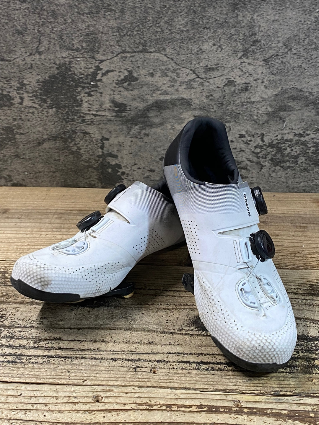 JW568 シマノ SHIMANO PC7 SHRC702M WIDE ビンディングシューズ 3穴 BOA 白 EU40.5