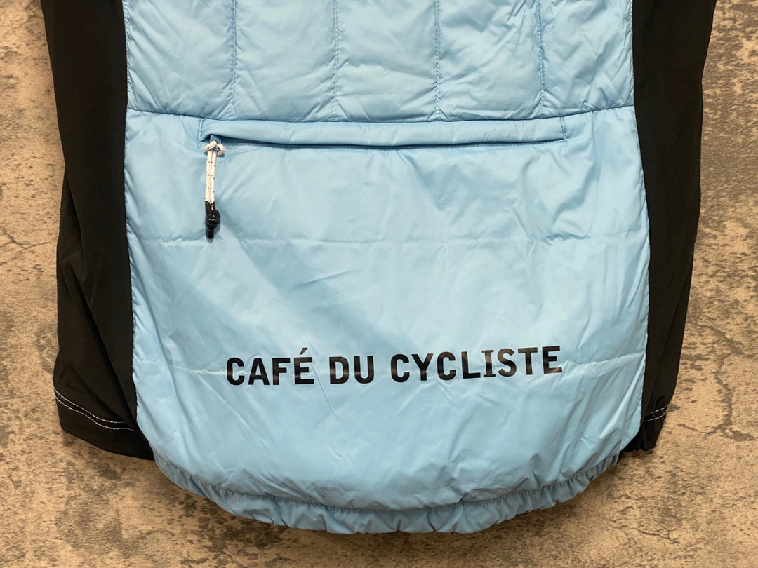 JU495 カフェドシクリステ Cafe du Cycliste ALEXIA Unisex サイクルベスト ジレ 水色 L