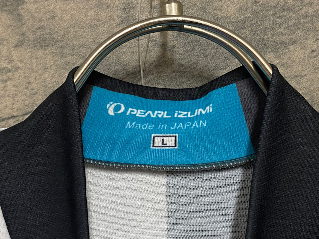 KL673 パールイズミ PEARL iZUMi 半袖 サイクルジャージ 白黒 L レディース