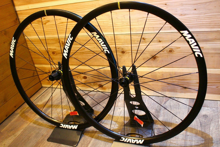 未使用 マヴィック MAVIC キシリウム ディスク KSYRIUM 30 DISC アルミ チューブレス ホイールセット シマノ12S/11S 【名古屋店】