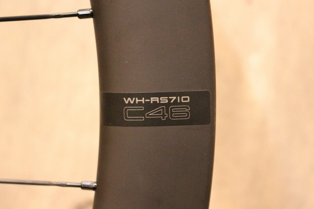 シマノ SHIMANO WH-RS710-C46-TL カーボン チューブレスレディ ホイールセット シマノ 11/12S 21C【名古屋店】