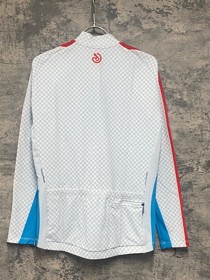 JV962 レリック reric Women's Grace Long Sleeve Jersey 長袖サイクルジャージ 白 L 裏起毛 レディース