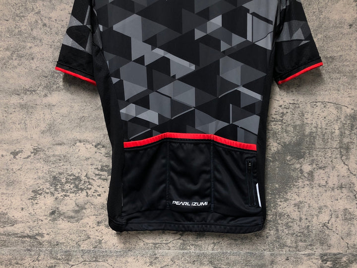 JU068 パールイズミ PEARL iZUMi 半袖 サイクルジャージ 黒 グレー L