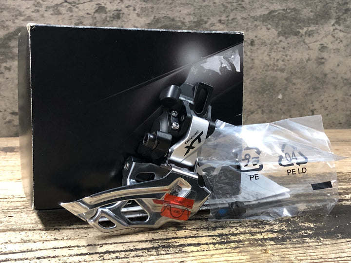 JX916 シマノ SHIMANO ディオーレ DEORE XT FD-M781 Top Pull フロントディレイラー 2S 未使用