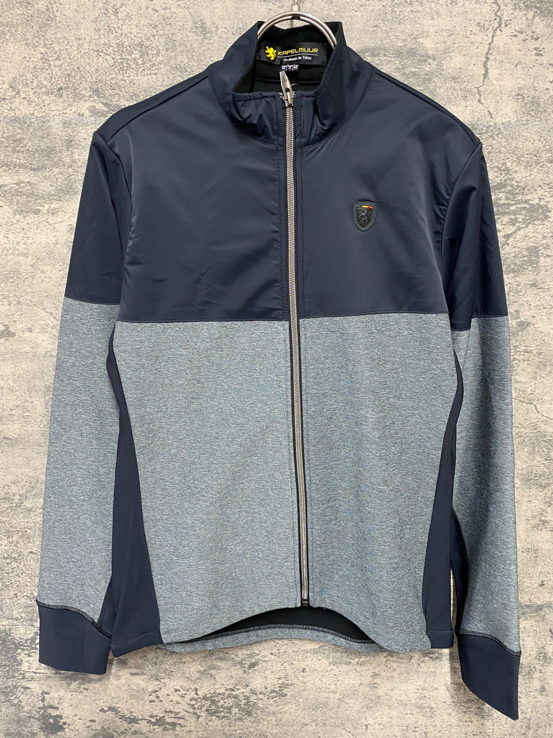 KD190 カペルミュール KAPELMUUR 長袖 サイクルジャケット グレー 黒 M 裏起毛