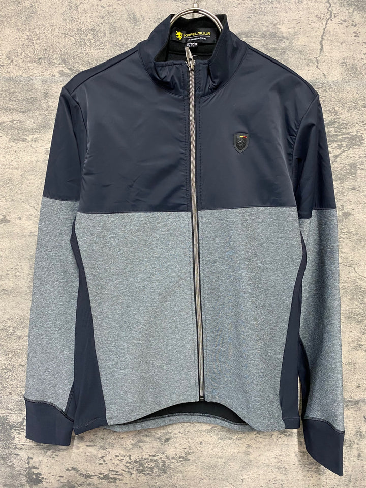 KD190 カペルミュール KAPELMUUR 長袖 サイクルジャケット グレー 黒 M 裏起毛