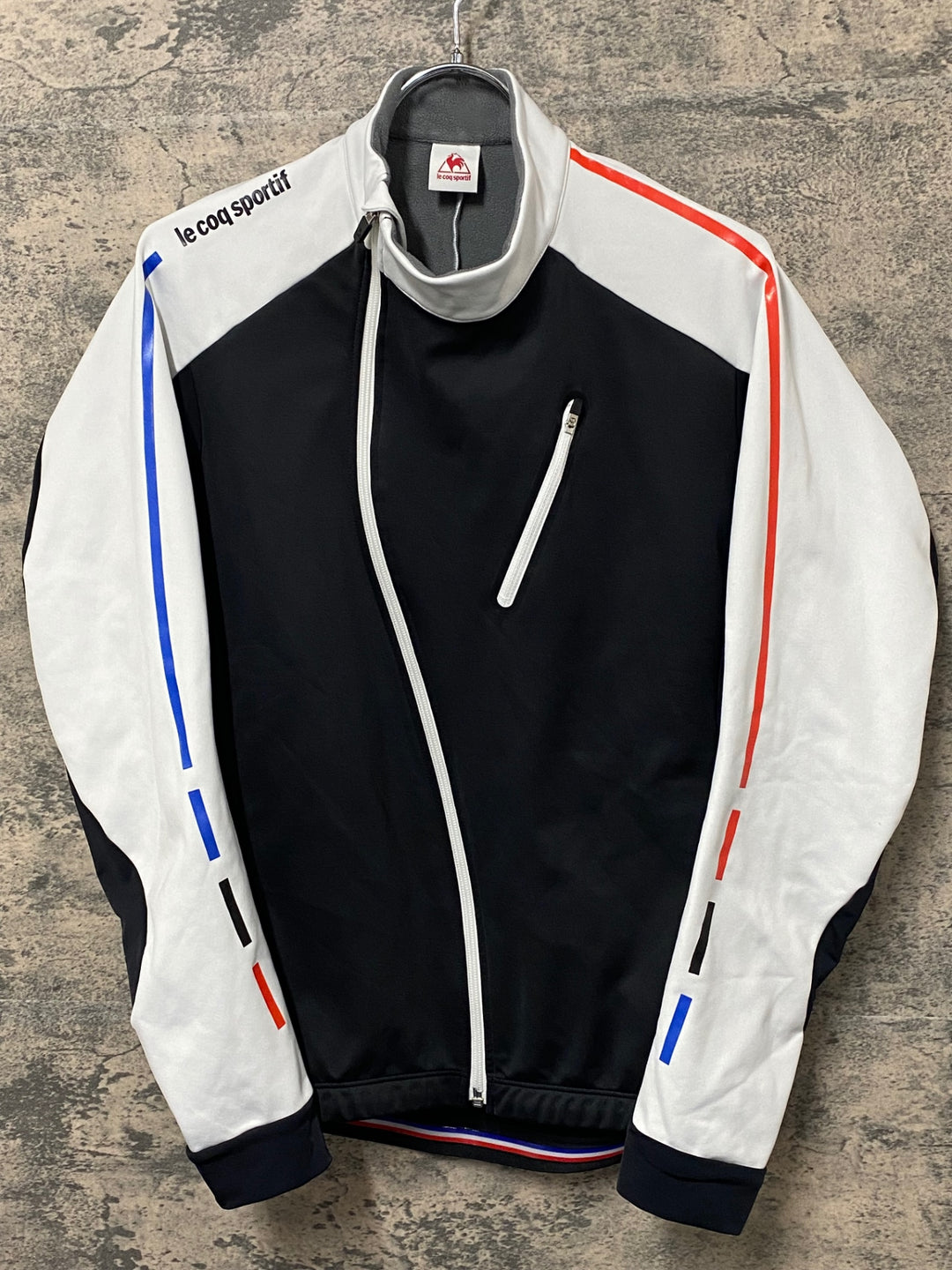 KH051 ルコックスポルティフ le coq sportif サイクルジャケット 黒 M 裏起毛