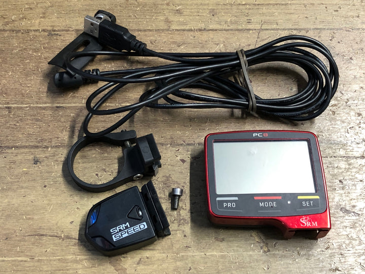 KN974 SRM PC8 サイクルコンピューター セット 充電器付属 起動確認済み