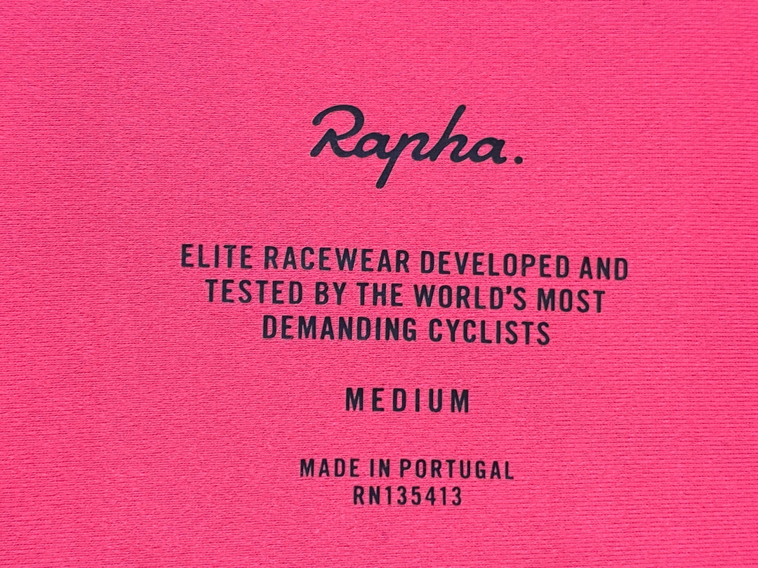 JM645 ラファ Rapha PRO TEAM LONG SLEEVE THERMAL JERSEY ROAD GRAFFITI 長袖 サイクルジャージ ピンク 黒 M