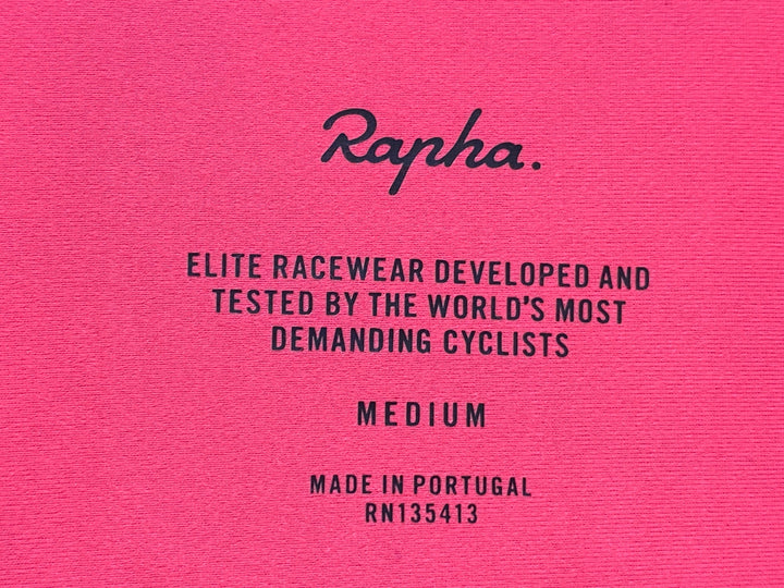 JM645 ラファ Rapha PRO TEAM LONG SLEEVE THERMAL JERSEY ROAD GRAFFITI 長袖 サイクルジャージ ピンク 黒 M