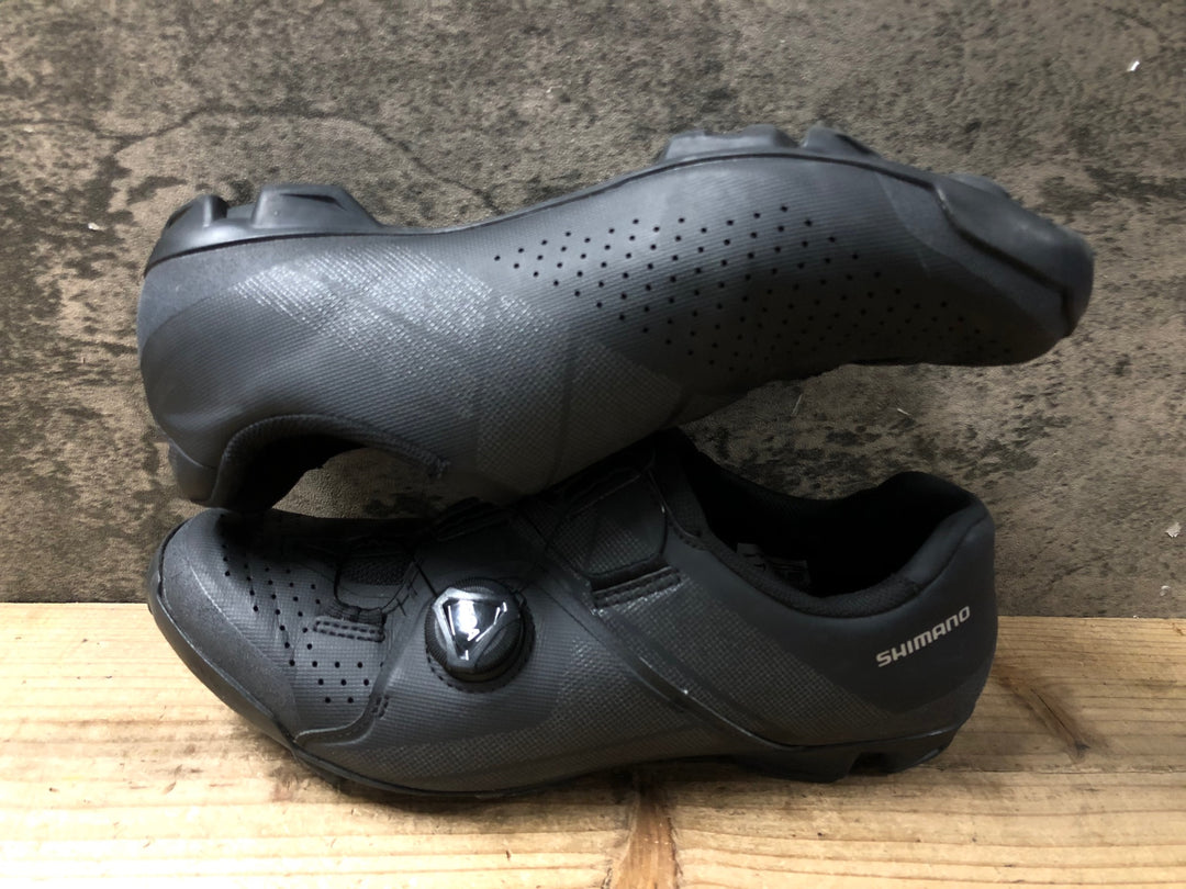 JZ920 シマノ SHIMANO XC3 SHXC300M L01 E ビンディングシューズ SPD EU42 SPD 2穴 黒