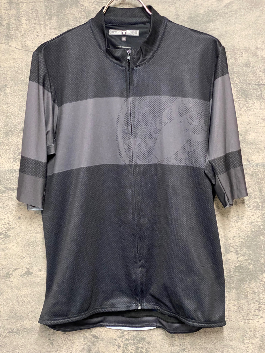 JW295 カステリ CASTELLI 半袖 サイクルジャージ 茶 XL