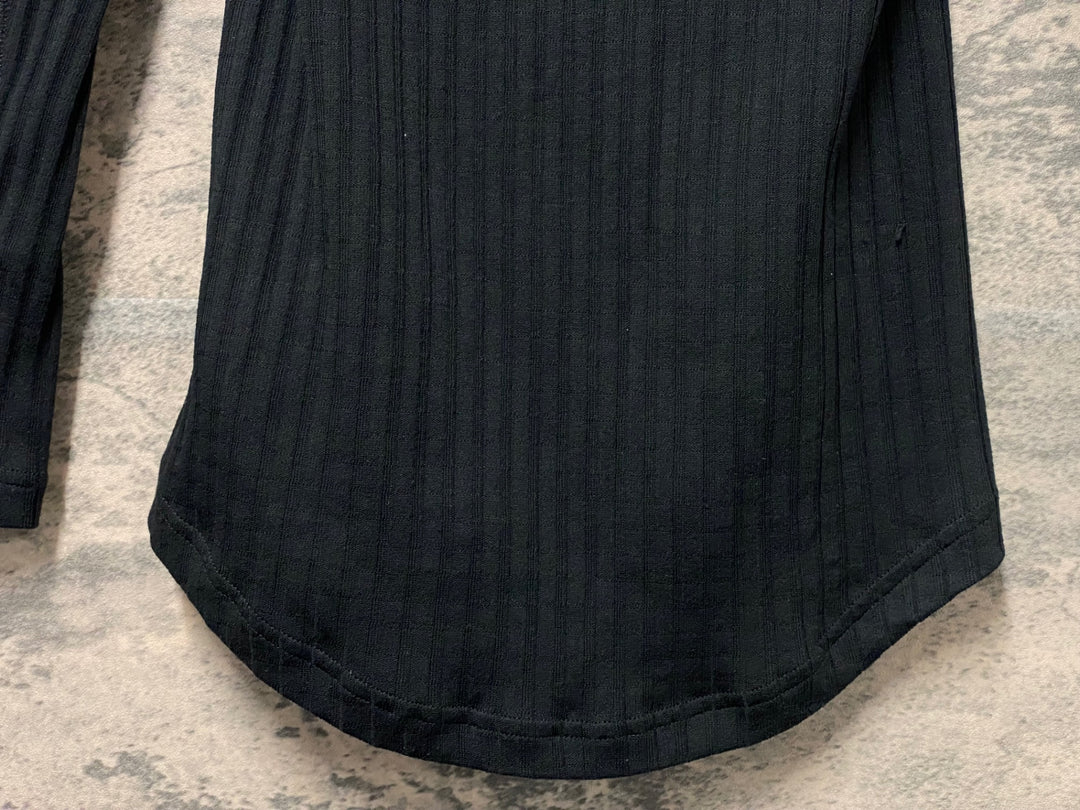 KH115 クラフト CRAFT 長袖 ベースレイヤー グレー 黒 S GORE WINDSTOPPER
