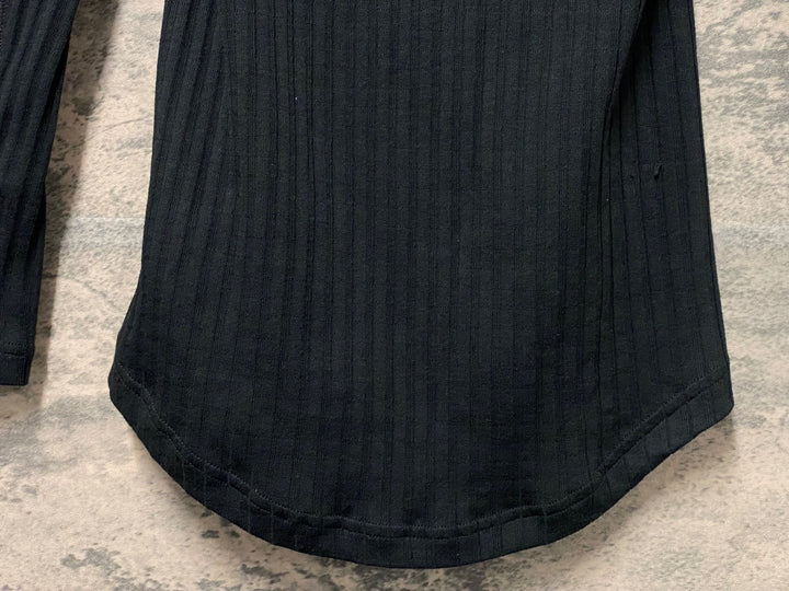 KH115 クラフト CRAFT 長袖 ベースレイヤー グレー 黒 S GORE WINDSTOPPER
