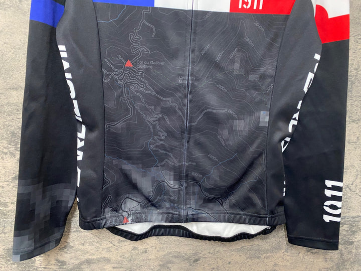 JY393 パールイズミ PEARL iZUMi 長袖 サイクルジャージ 黒 M 裏起毛