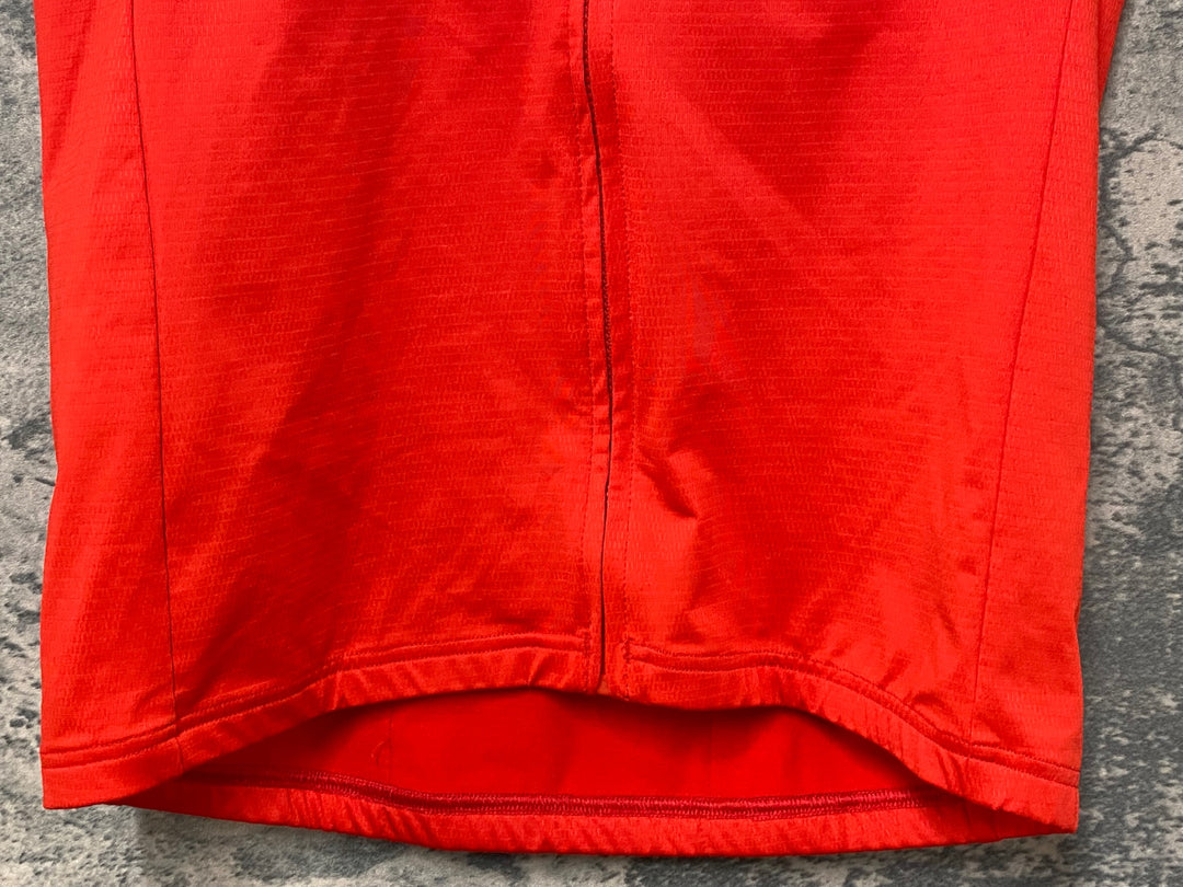 JZ587 カステリ CASTELLI ROSSOCORSA ジレ サイクルベスト 赤 M