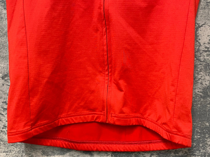 JZ587 カステリ CASTELLI ROSSOCORSA ジレ サイクルベスト 赤 M