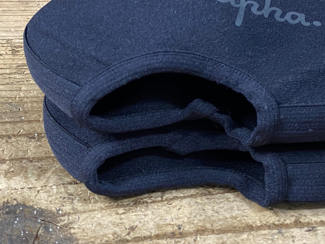 JZ548 ラファ Rapha NEVER RIDE WITHOUT OVERSHOES シューズウォーマー 黒 M
