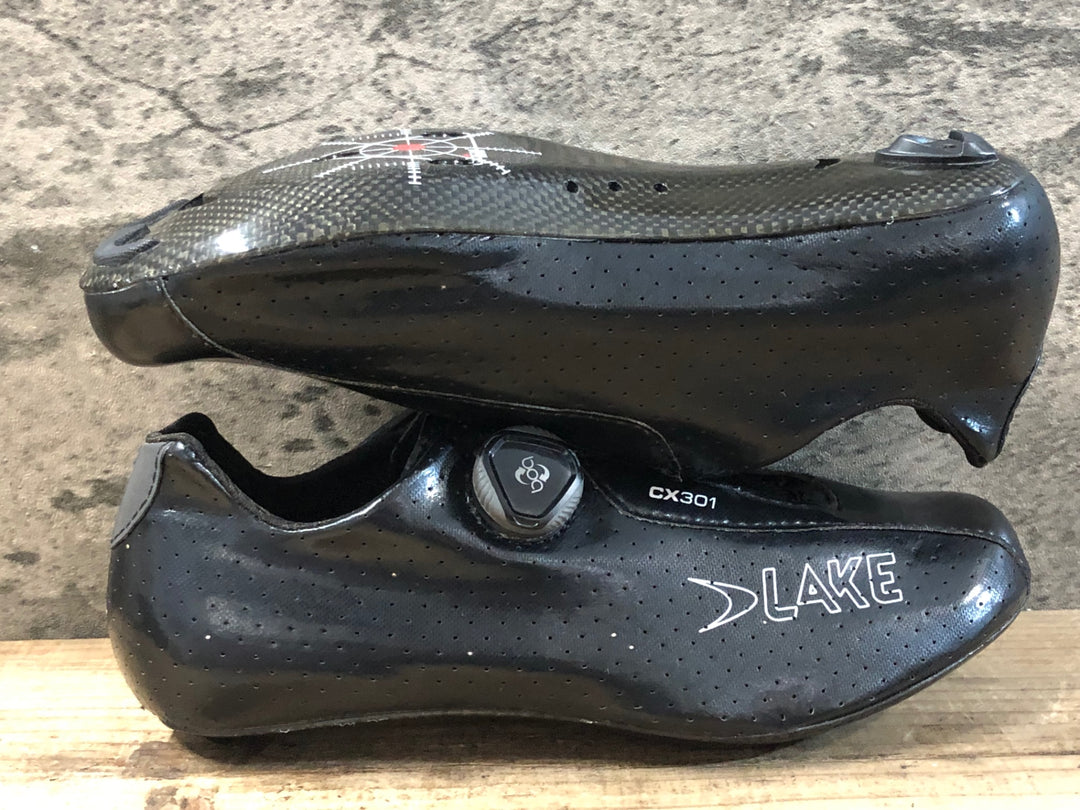KJ403 レイク LAKE CX301 ビンディングシューズ カーボンソール EU40.5 wide