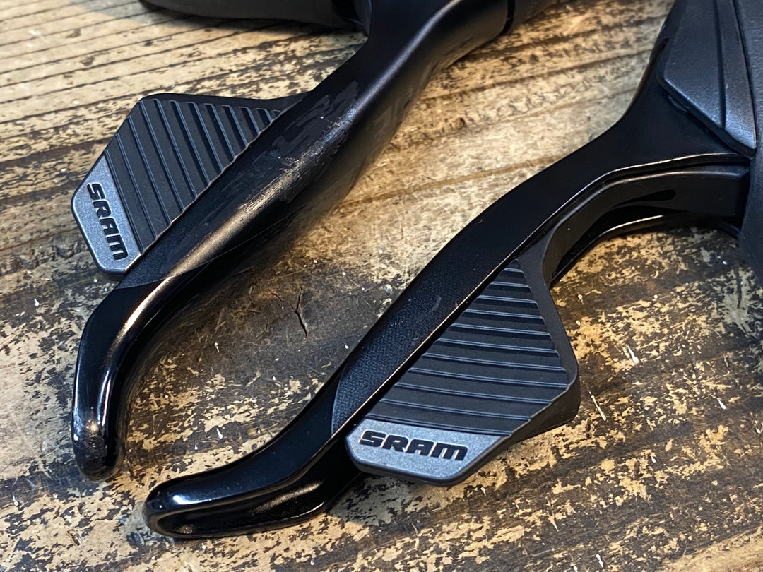 JJ209 スラム SRAM RIVAL eTap AXS D1 ブレーキ レバー セット2x12S 補修跡