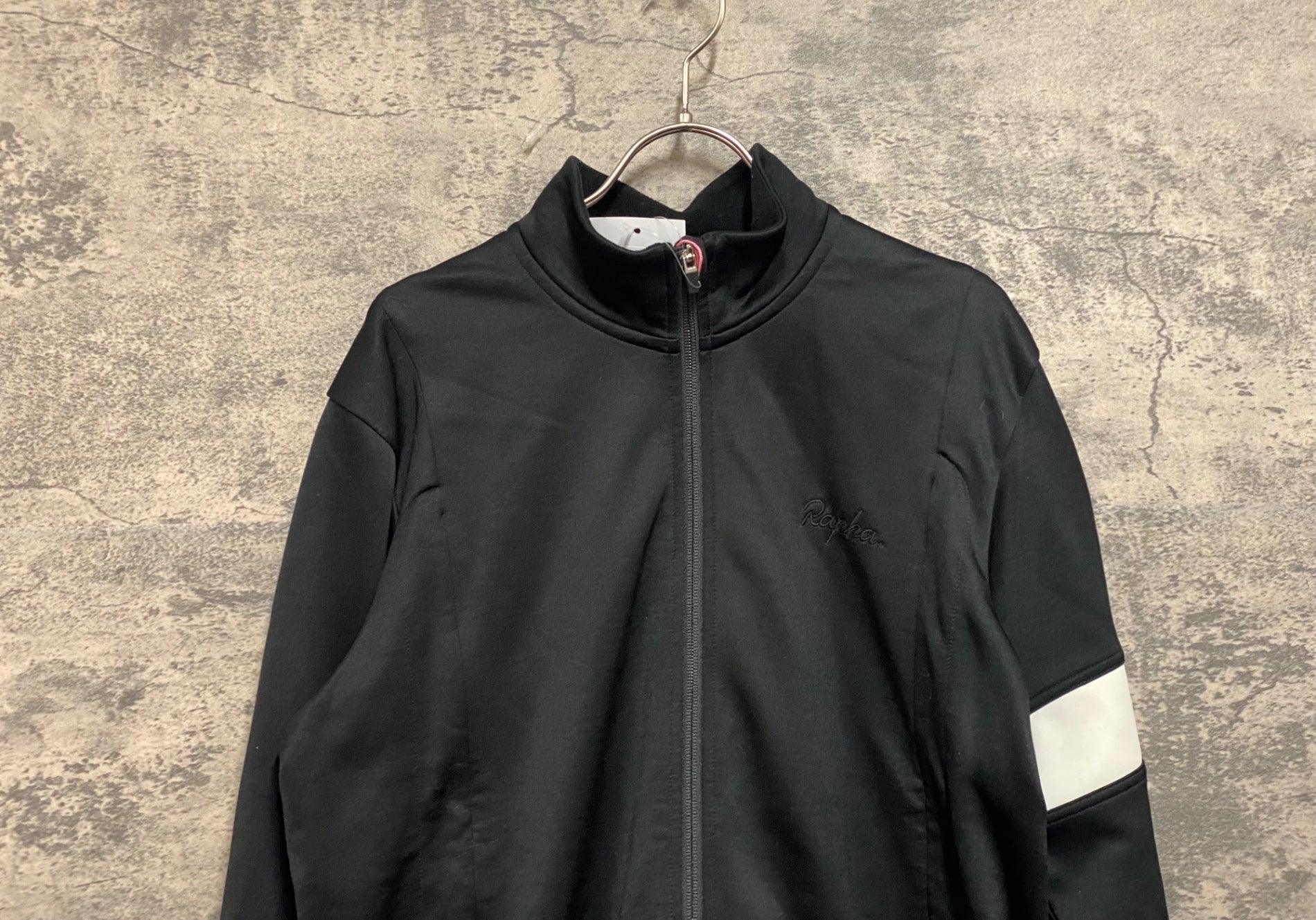 JZ866 ラファ Rapha WINTER JERSEY 長袖 サイクルジャケット 黒 XL