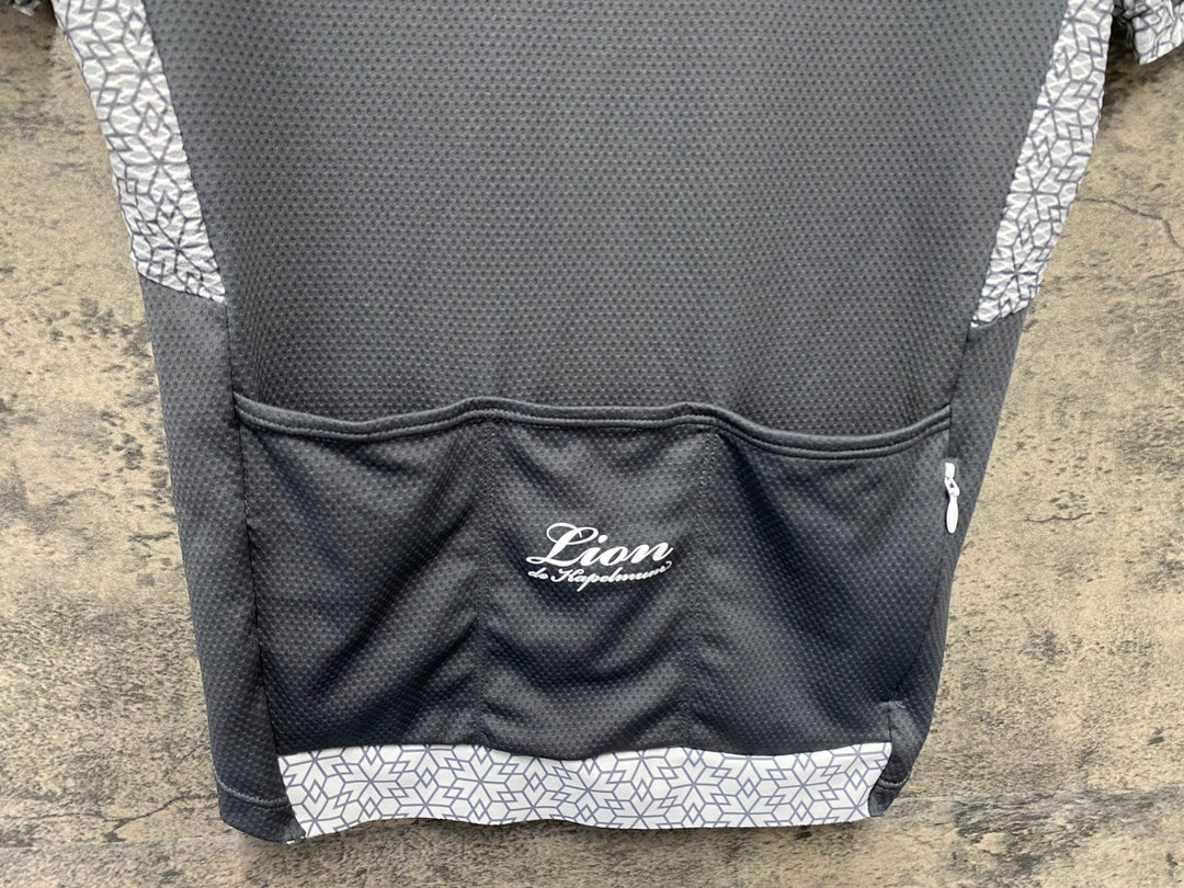 KA200 リオンドカペルミュール Lion de KAPELMUUR 半袖 サイクルジャージ グレー M