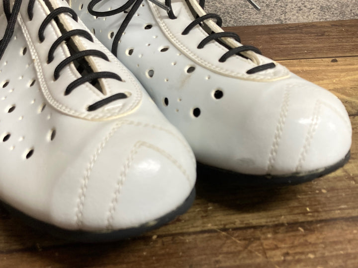JZ182 ヴィットリア Vittoria Shoes 1976 Classic L-RUBBER ビンディングシューズ EU38 2穴 白