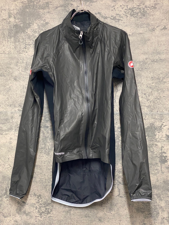 KG820 カステリ CASTELLI idro Pro 長袖 サイクルジャケット 黒 S GORE-TEX