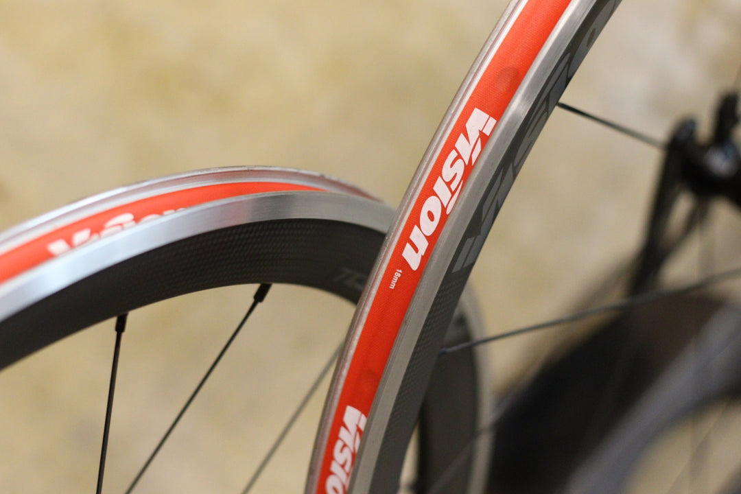 ヴィジョン VISION トライマックス カーボン TRIMAX CARBON 45 アルミ カーボン クリンチャー ホイールセット シマノ12/11S 【立川店】