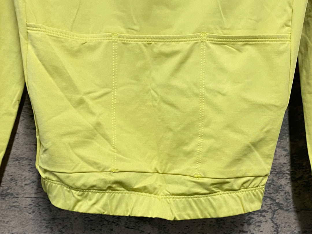 JW755 イザドア Isadore Debut Long Sleeve Jersey 長袖 サイクルジャージ 黄 S 裏起毛