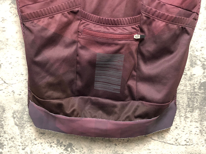 KA667 シマノ SHIMANO 半袖 サイクルジャージ バーガンディ M