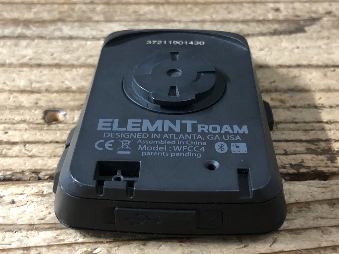 KG956 ワフー wahoo ELEMNT ROAM WFCC4 サイクルコンピューター  ※画面傷,気泡のためジャンク