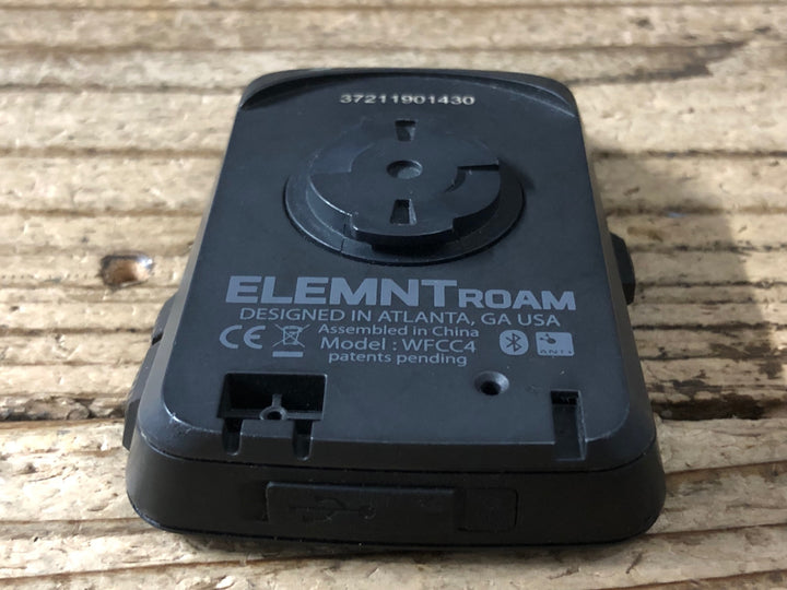 KG956 ワフー wahoo ELEMNT ROAM WFCC4 サイクルコンピューター  ※画面傷,気泡のためジャンク