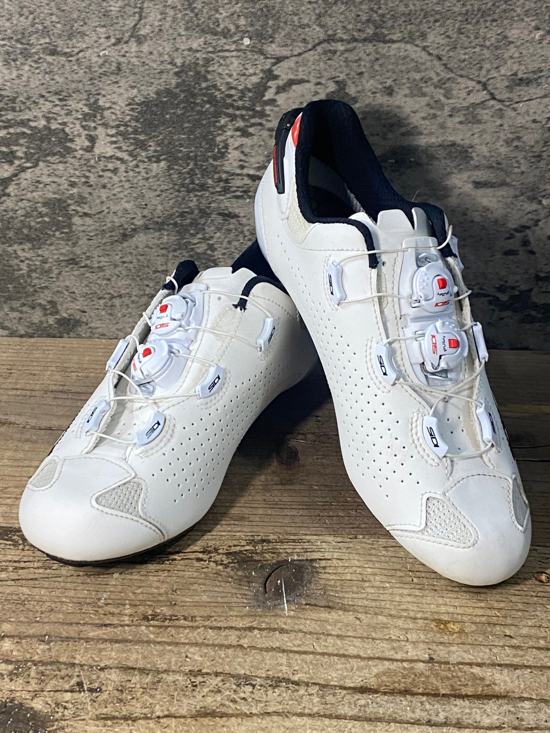 JO620 シディ SIDI SHOT2 ビンディングシューズ 3穴 ダイヤル 白 EU40 1/2