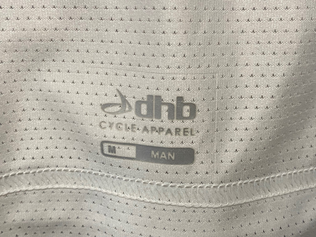 JI214 dhb 半袖 サイクルジャージ 白青 M