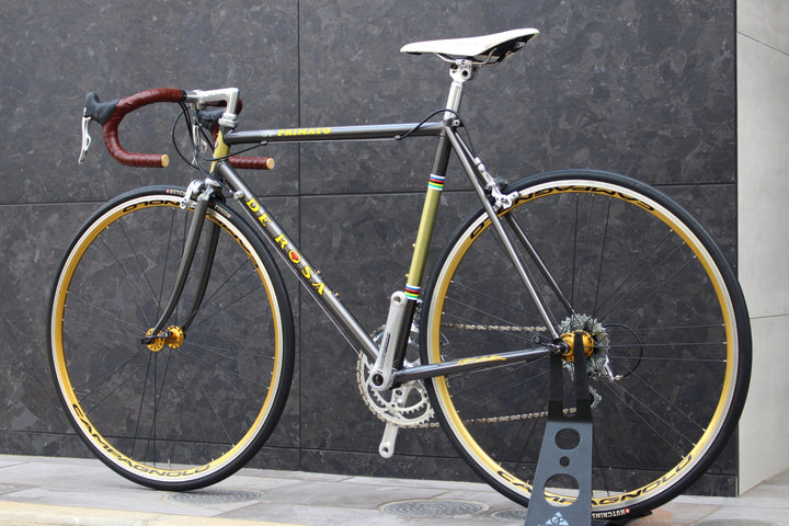 デローザ DE ROSA ネオプリマート NEO PRIMATO 2009頃 52サイズ カンパニョーロ ケンタウル 10S クロモリ ロードバイク GOLD KHAMSIN 【福岡店】