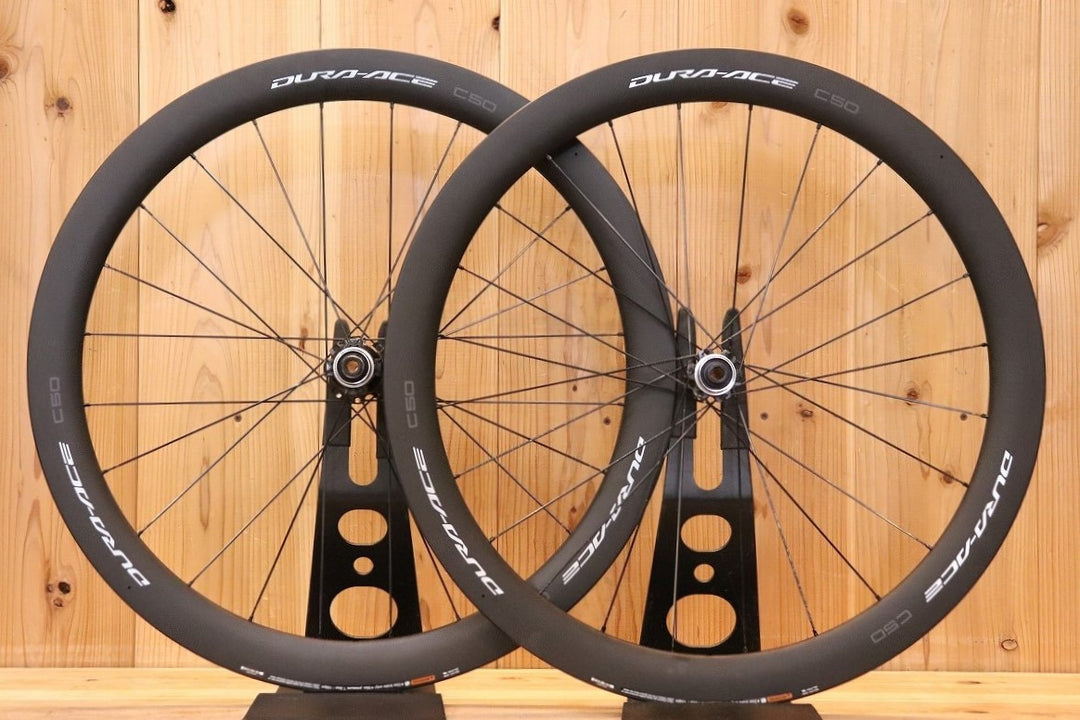 シマノ SHIMANO デュラエース DURA-ACE WH-R9270 C50 TL カーボン チューブレスレディ シマノ 12S ホイールセット 【芦屋店】
