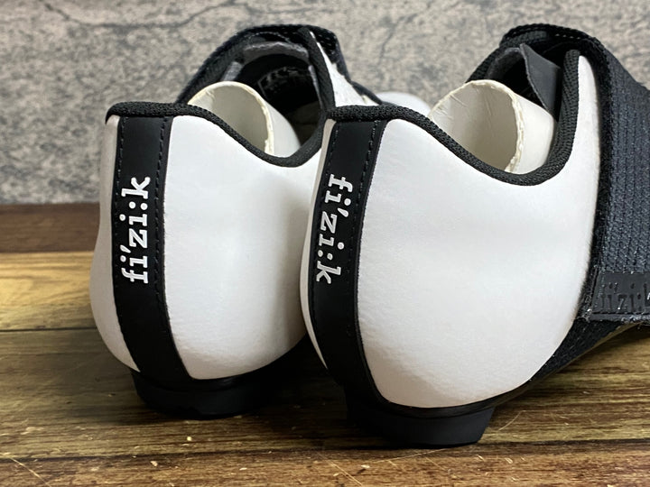 JY007 フィジーク fizik TEMPO R5 POWERSTRAP shoes ビンディングシューズ 3穴 白 EU41.5