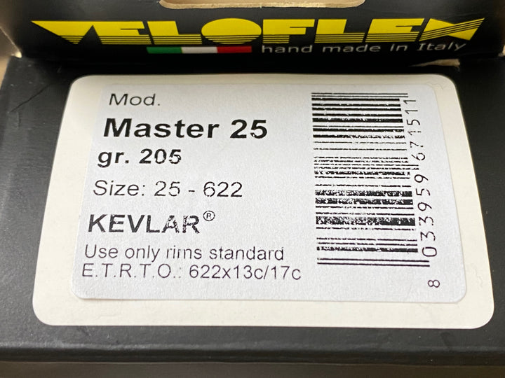 JS621 ヴェロフレックス VELOFLEX MASTER 25 クリンチャー タイヤ 700×25C 1本 未使用品
