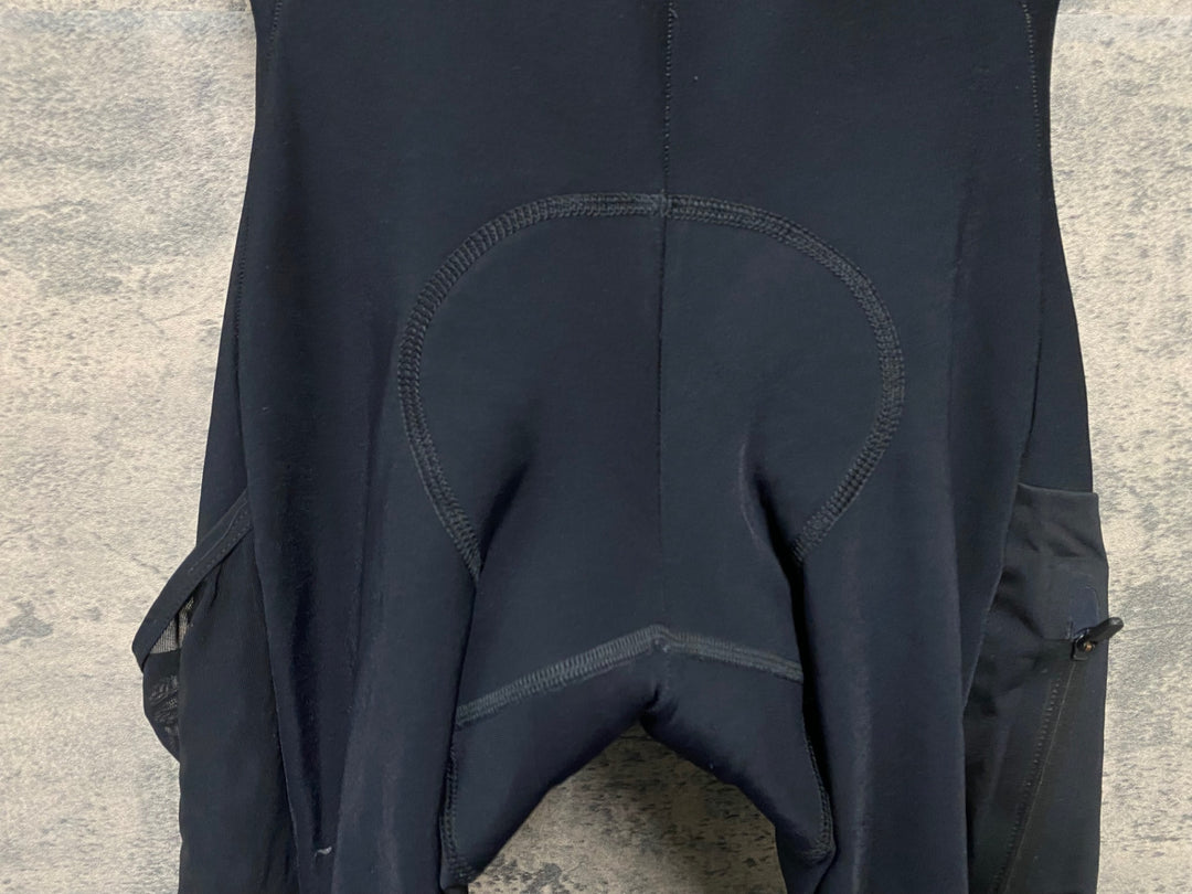 KK954 ラファ Rapha CARGO WINTER TIGHTS WITH PAD カーゴビブタイツ 黒 M 裏起毛