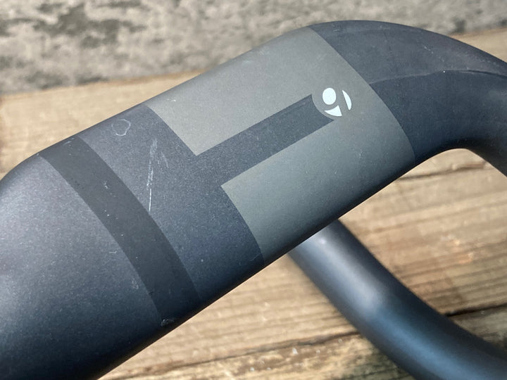 JK419 ボントレガー BONTRAGER XXX AERO カーボン ドロップハンドル Φ31.8 ブラケットC-C400mm ※レバー固定オーバートルクの為ジャンク