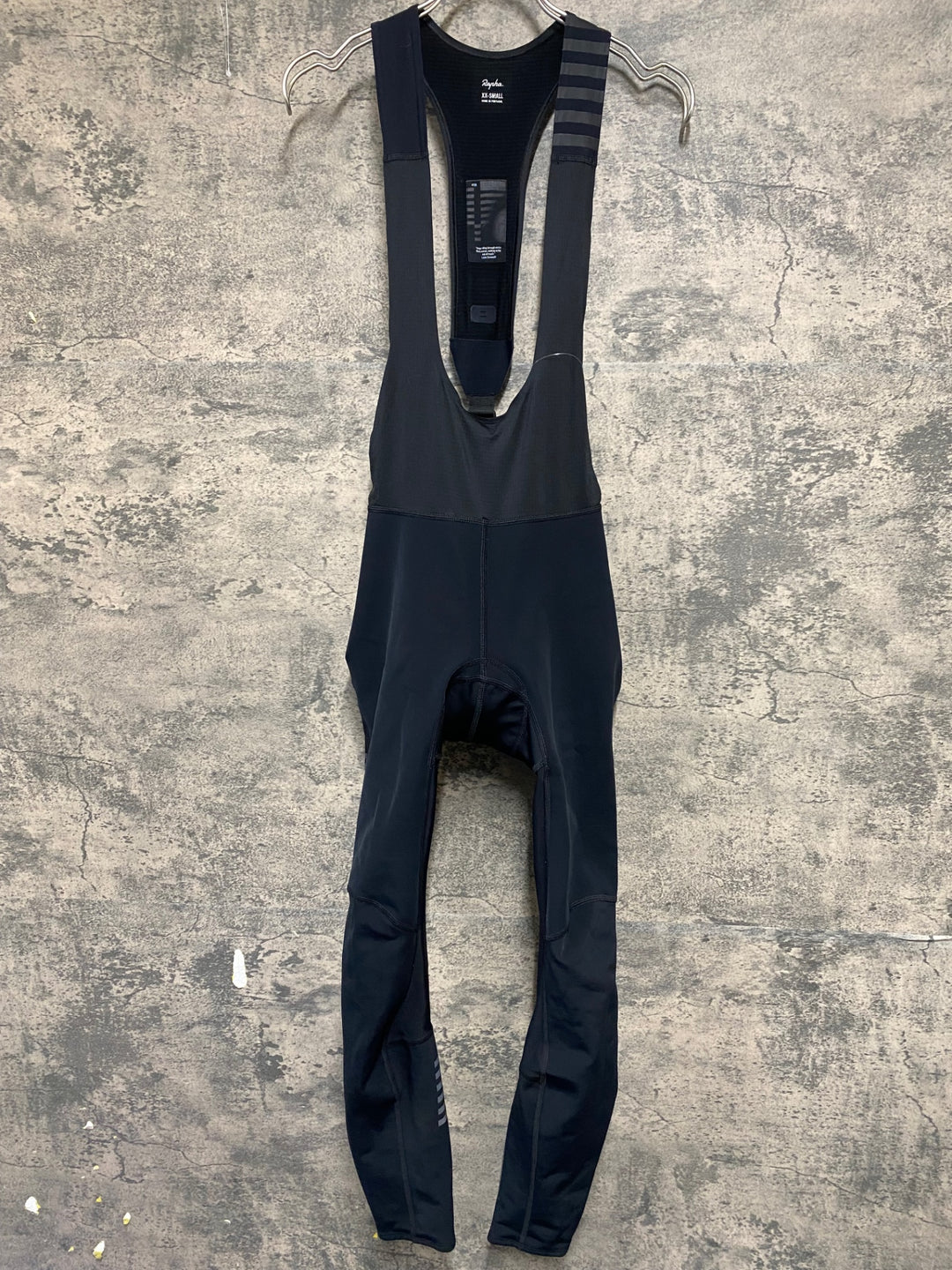KL470 ラファ Rapha WOMEN'S PRO TEAM WINTER TIGHTS ビブタイツ 黒 XXS 裏起毛 ※動物の毛