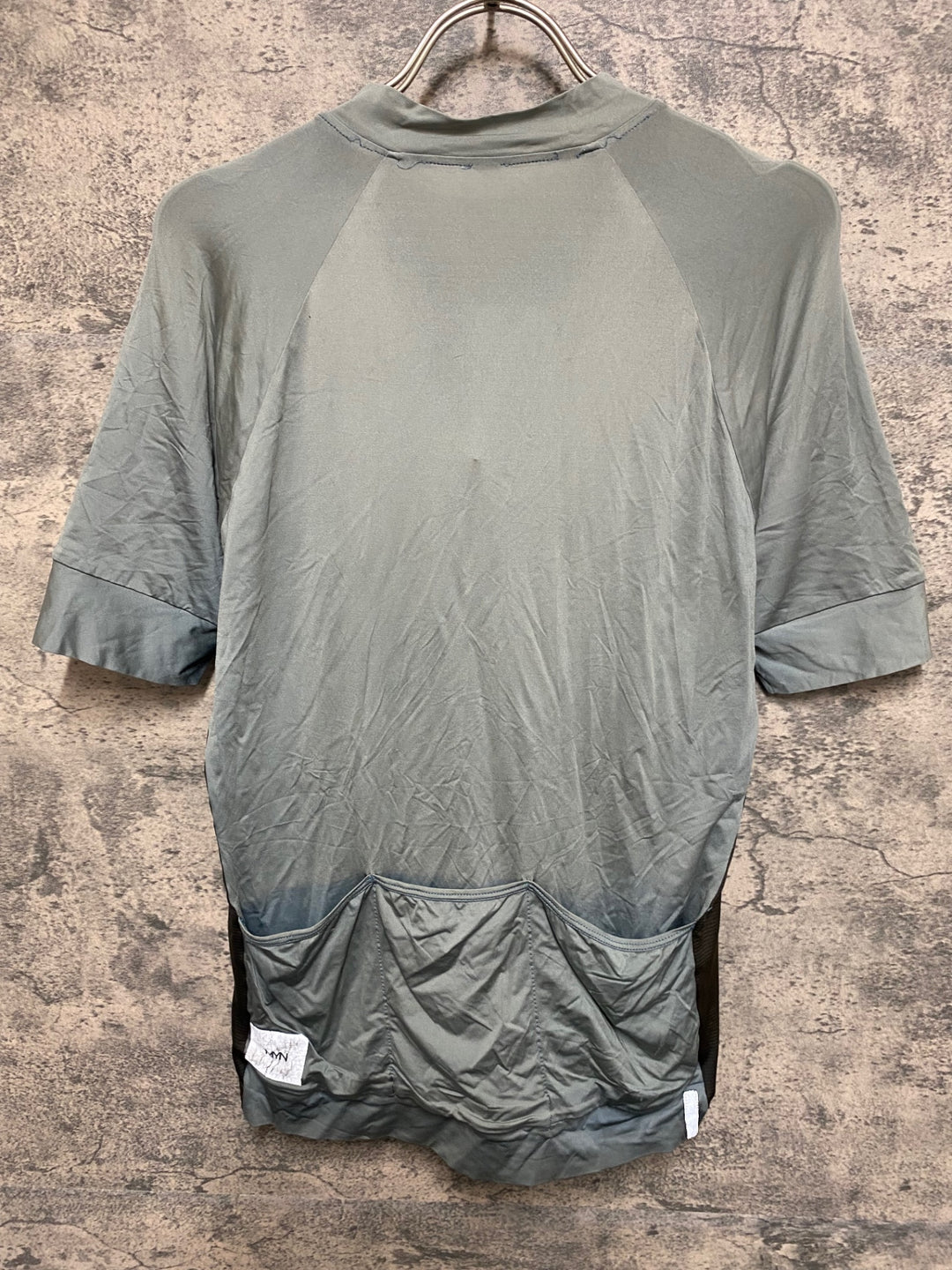 JS103 マイン MYN 半袖 サイクルジャージ グレー M ※ほつれ