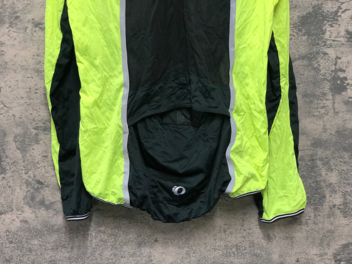 KL019 パールイズミ PEARL iZUMi 長袖 ウィンドブレーカー 蛍光 黃 黒 XL