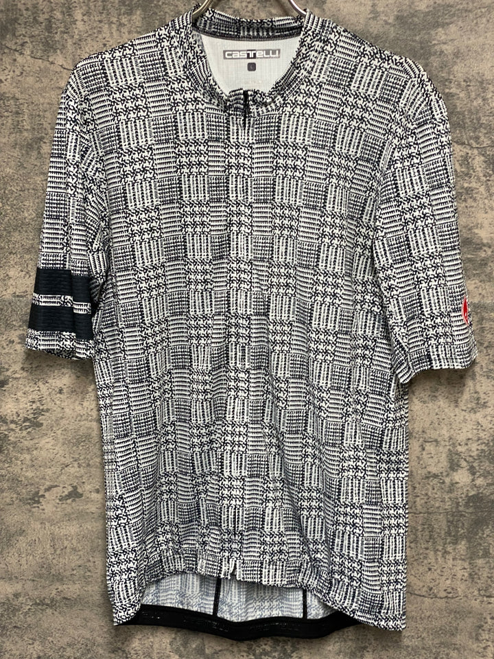 JW296 カステリ CASTELLI 半袖 サイクルジャージ 白 L