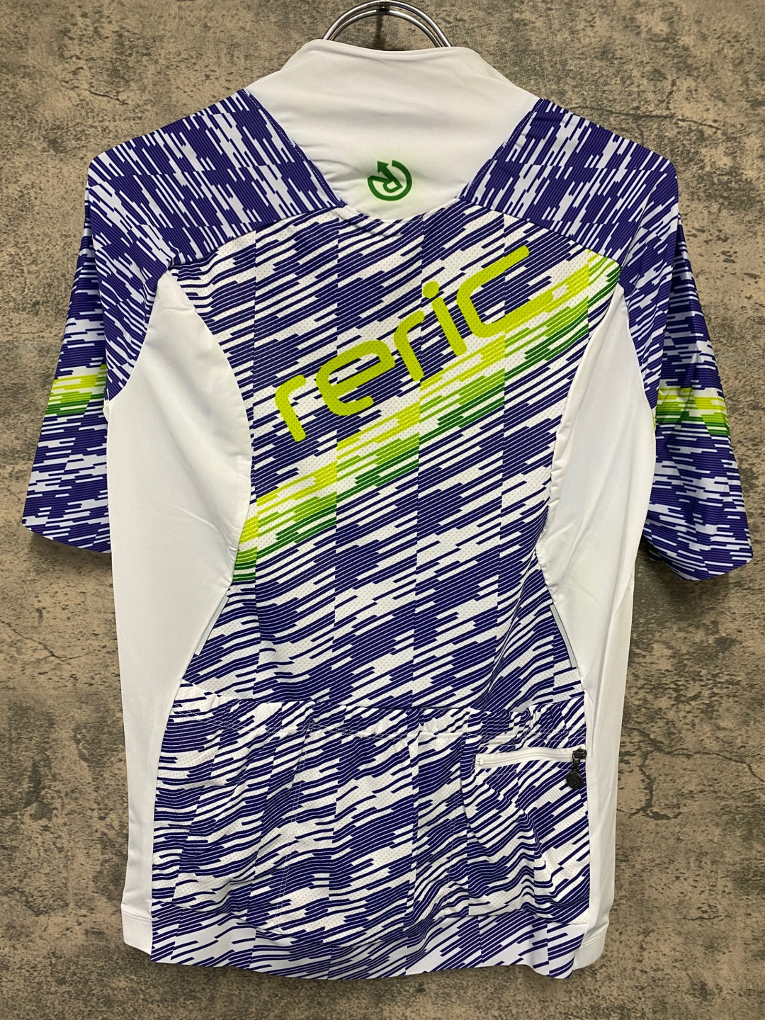 JV981 レリック reric Flash Aero Jersey 半袖サイクルジャージ 白 L