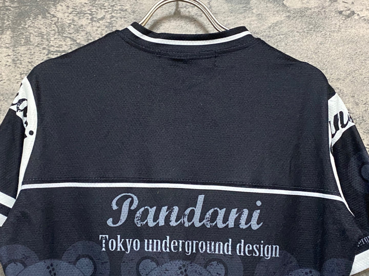 KD093 パンダーニ Pandani 半袖 サイクルジャージ 黒 M