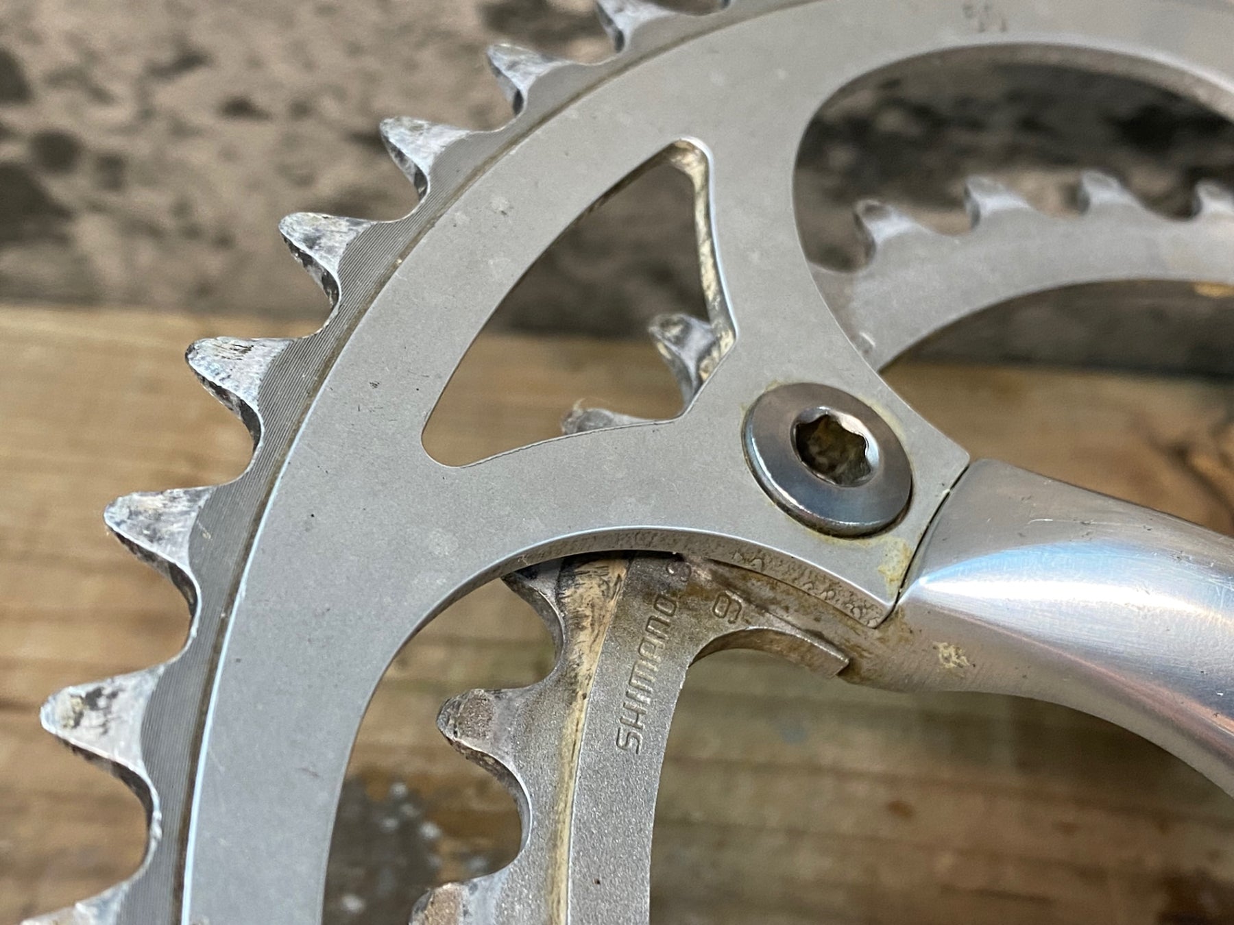 IU319 シマノ SHIMANO アルテグラ ULTEGRA FC-6500 クランクセット 50